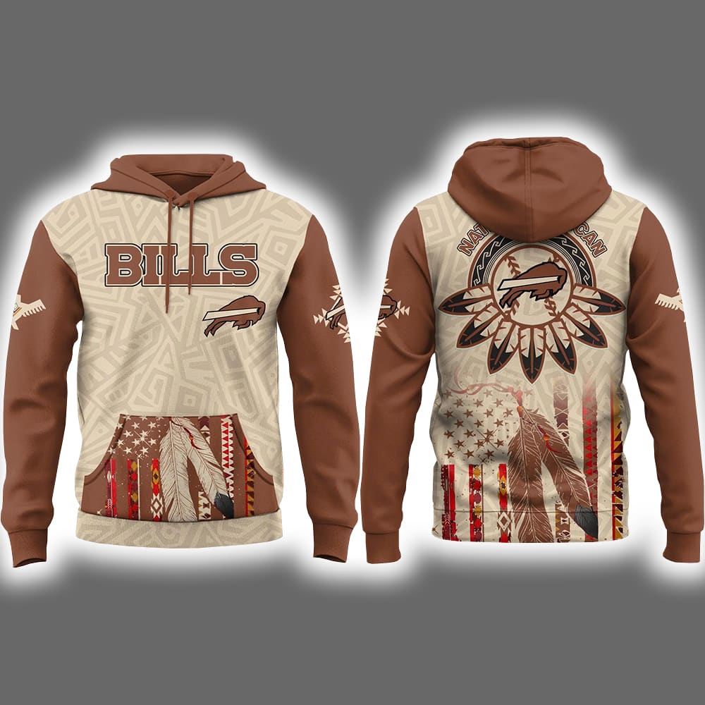 Bills x Native American Heritage 2025 Hoodie Joggers Cap Bills x Native American Heritage 2025 Hoodie Joggers Cap