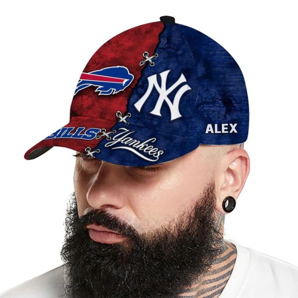 Bills x Yankees Personalized Cap 2