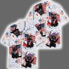 Black Cat Independence Day Funny Hawaiian Shirt
