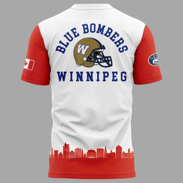 Blue Bombers 2025 Happy Canada Day Shirt 3