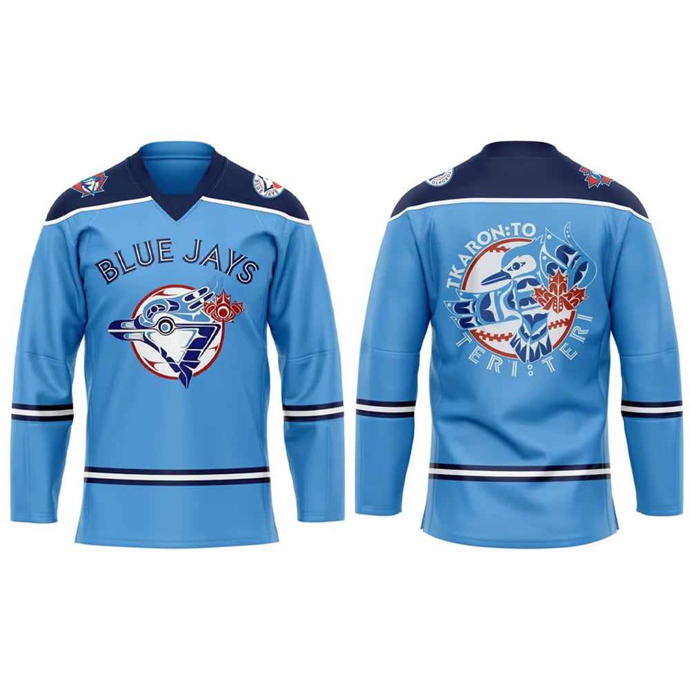 Blue Jays 2025 Indigenous Peoples Day Hockey Jersey Blue Jays 2025 Indigenous Peoples Day Hockey Jersey