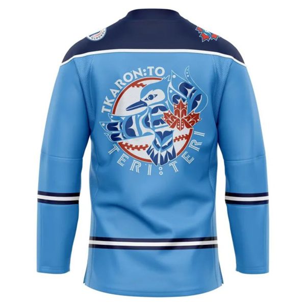 Blue Jays 2025 Indigenous Peoples Day Hockey Jersey 3