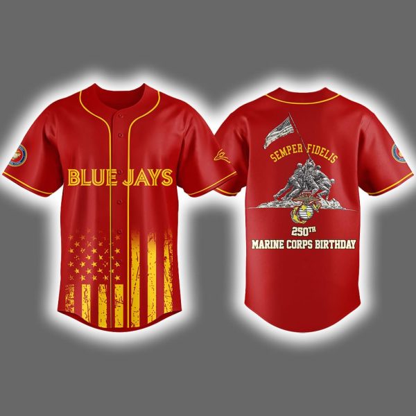 Blue Jays 250th Marine Corps Birthday Jersey 2025