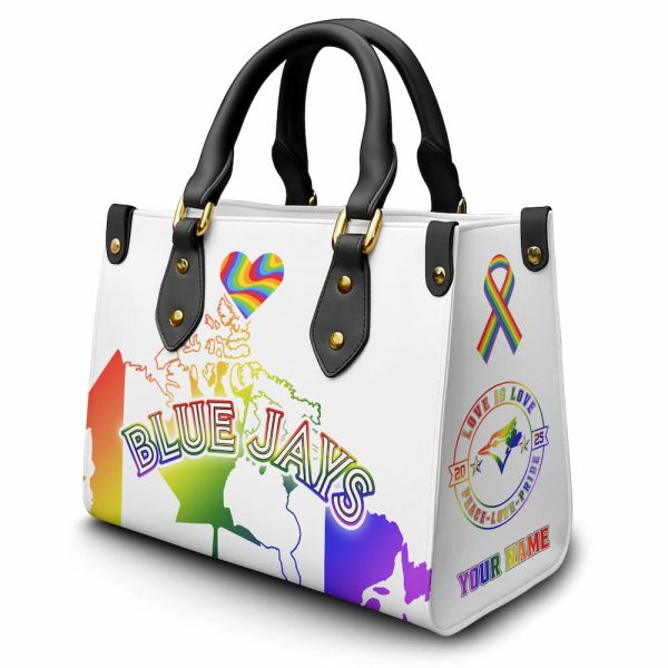 Blue Jays Happy Pride Month Leather Handbag 2025 3