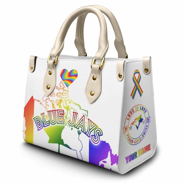 Blue Jays Happy Pride Month Leather Handbag 2025 4