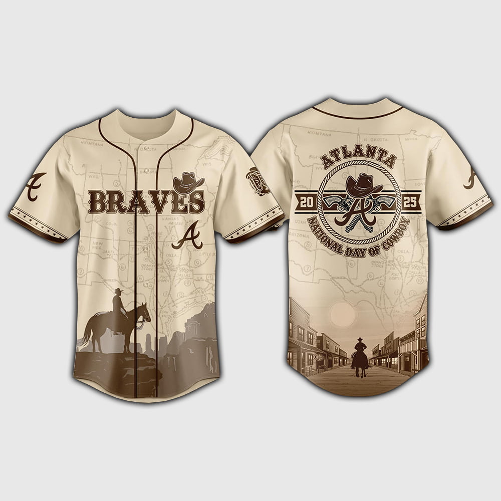 Braves 2025 National Day Of Cowboy Jersey Braves 2025 National Day Of Cowboy Jersey