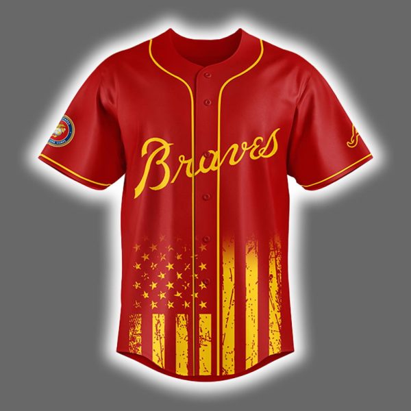 Braves 250th Marine Corps Birthday Jersey 2025 2