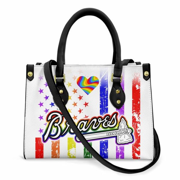 Braves Happy Pride Month Leather Handbag 2025