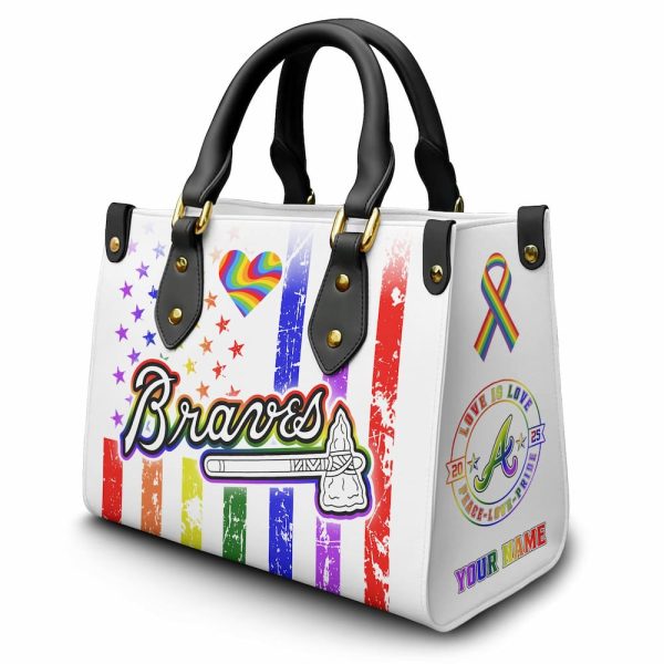 Braves Happy Pride Month Leather Handbag 2025 3