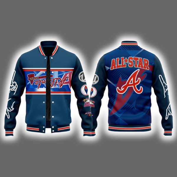 Braves Peace Up A-Town Down Baseball Jacket