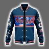 Braves Peace Up A Town Down Baseball Jacket 2