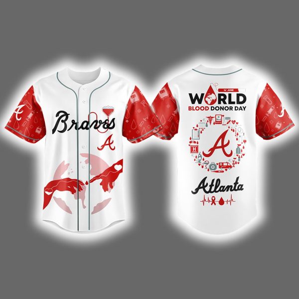 Braves World Blood Donor Day 2025 Jersey