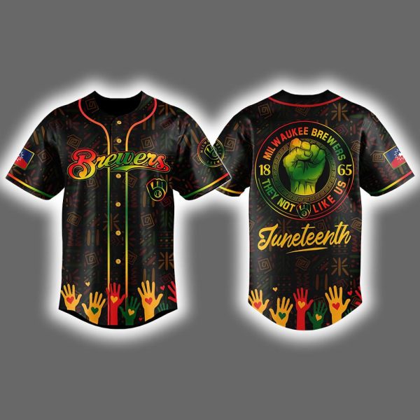 Brewers 2025 Juneteenth Freedom They Not Like Us Jersey