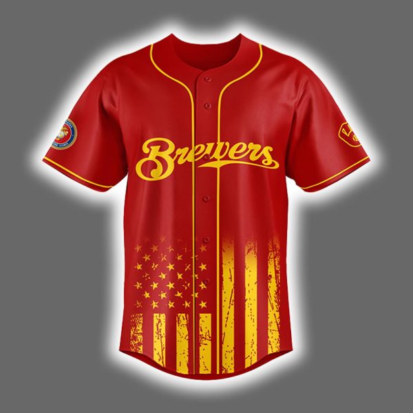 Brewers 250th Marine Corps Birthday Jersey 2025 2