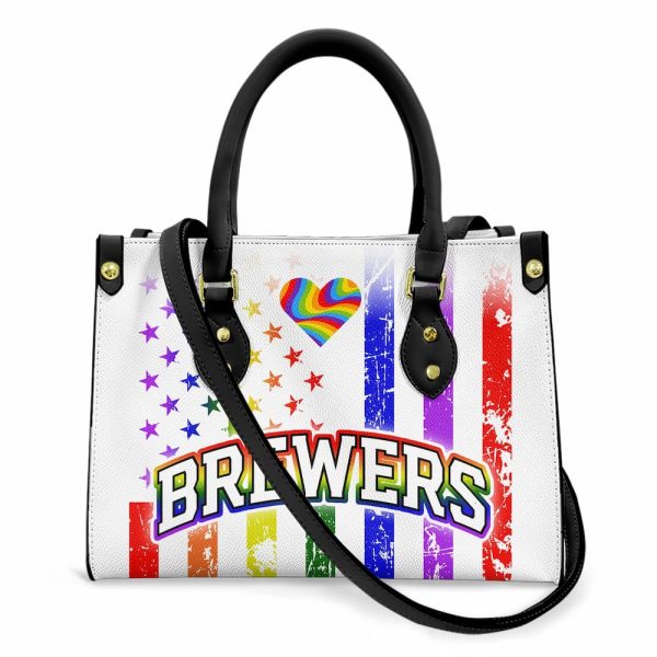 Brewers Happy Pride Month Leather Handbag 2025