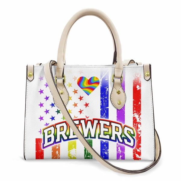 Brewers Happy Pride Month Leather Handbag 2025 2