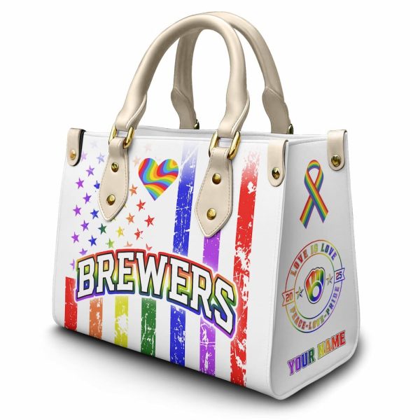 Brewers Happy Pride Month Leather Handbag 2025 4