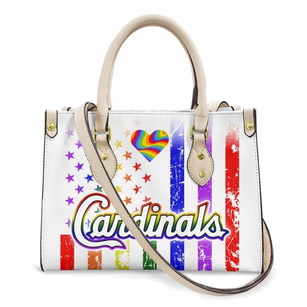 Cardinals Happy Pride Month Leather Handbag 2025 2