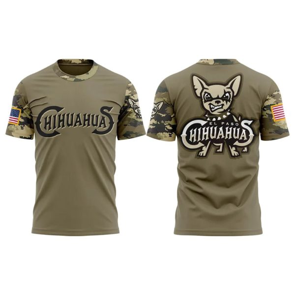Chihuahuas Military Appreciation Night 2025 Shirt