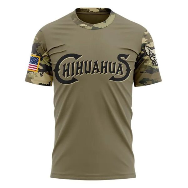Chihuahuas Military Appreciation Night 2025 Shirt 2