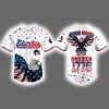 Clingstones 2025 4th of July USA Baseball Jersey