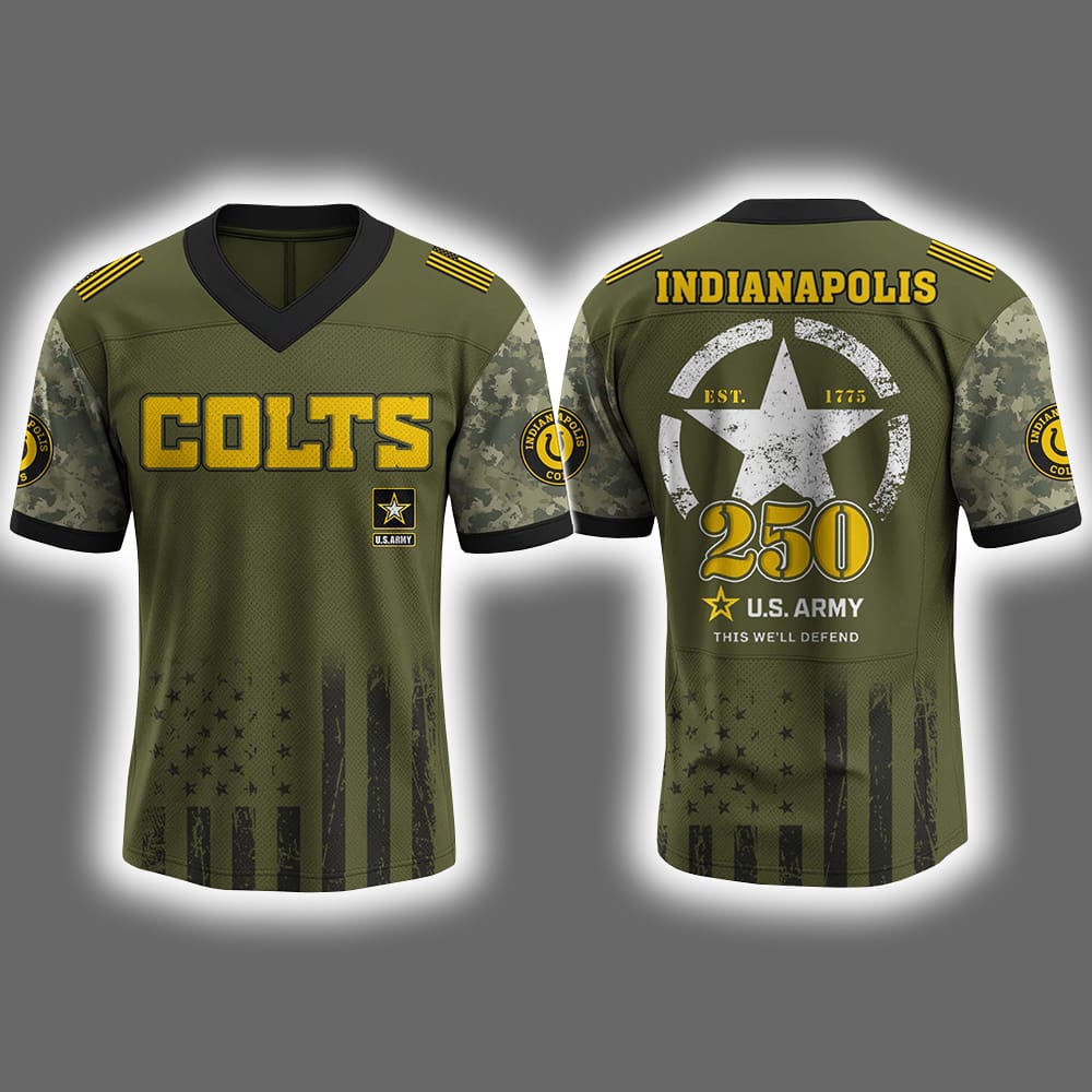 Colts US ARMY 250th Birthday Celebration 2025 Jersey Colts US ARMY 250th Birthday Celebration 2025 Jersey