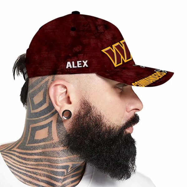 Commanders x Nationals Personalized Cap 3