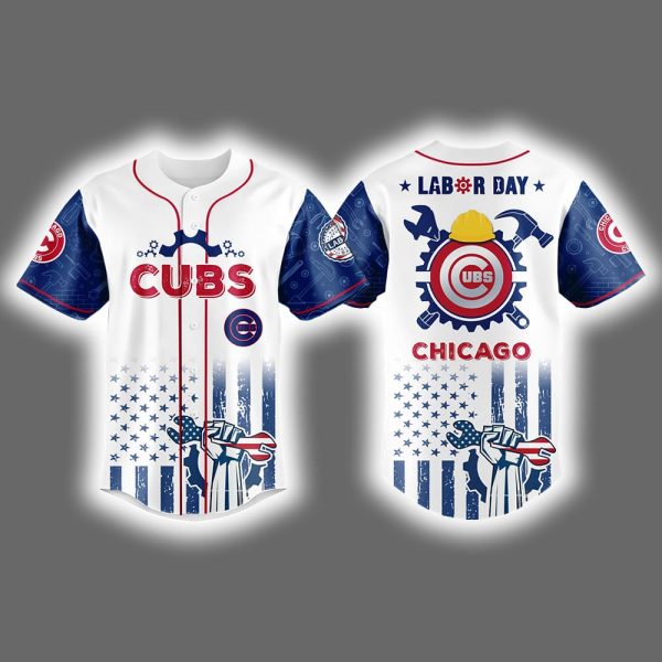 Cubs 2025 USA Happy Labor Day Jersey