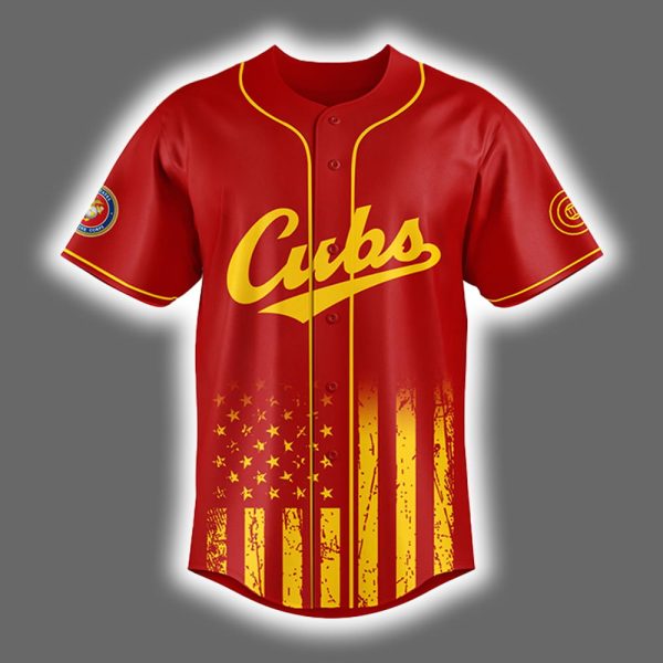 Cubs 250th Marine Corps Birthday Jersey 2025 2