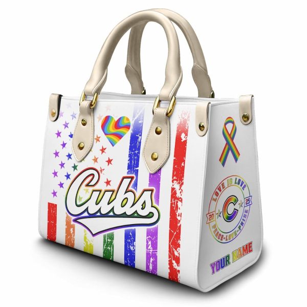 Cubs Happy Pride Month Leather Handbag 2025 4