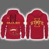 Cyclones Football 2025 Game Day Red Quarter Zip Hoodie