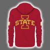 Cyclones Football 2025 Game Day Red Quarter Zip Hoodie 3