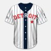 Detroit 19119 Black In Baseball Jersey 2