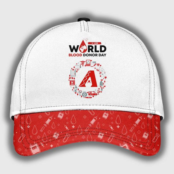 Diamondbacks World Blood Donor Day 2025 Hat