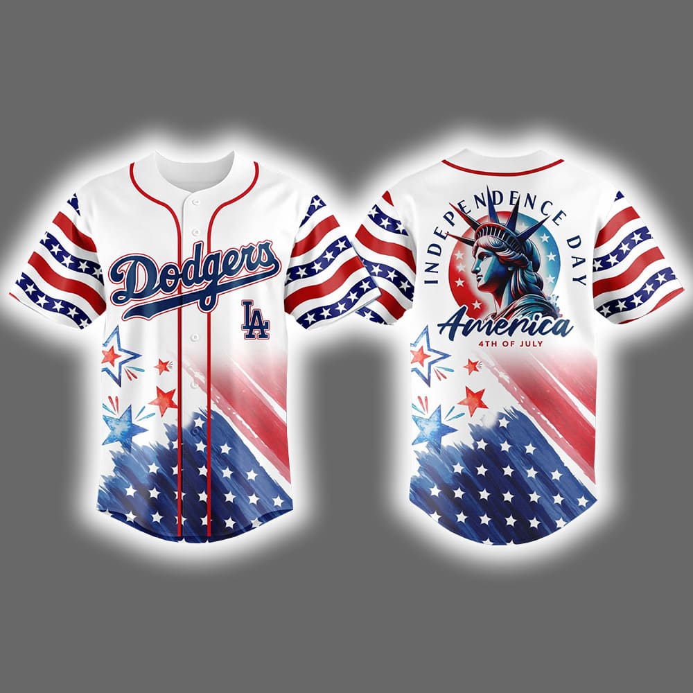 Dodgers 2025 4th Of July Independence Day United States Of America Jersey Dodgers 2025 4th Of July Independence Day United States Of America Jersey