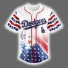 Dodgers 2025 4th Of July Independence Day United States Of America Jersey 2