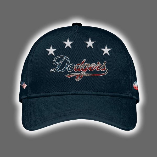 Dodgers 2025 Happy American Flag Day Hat