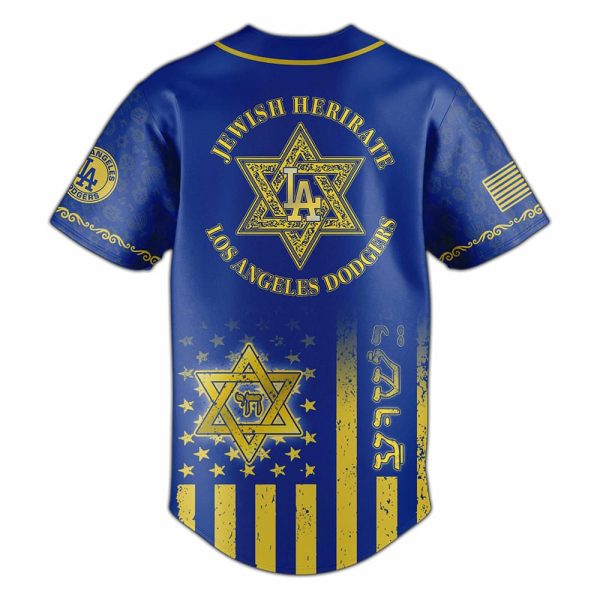 Dodgers 2025 Jewish Heritage Night Jersey 3