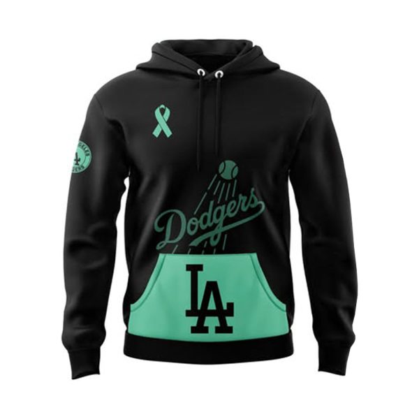 Dodgers 2025 PTSD Awareness Day Hoodie 2