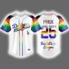 Dodgers 2025 Pride Night Baseball Is For Everyone Jersey
