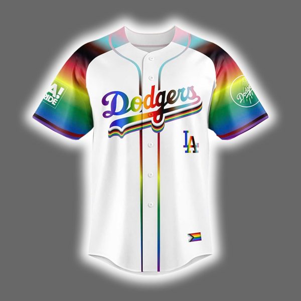 Dodgers 2025 Pride Night Baseball Is For Everyone Jersey 2