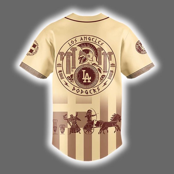 Dodgers Greek Heritage Night 2025 Jersey 3