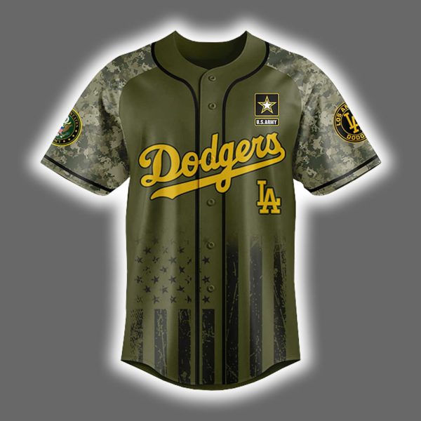 Dodgers US ARMY 250th Birthday Celebration Jersey 2025 2