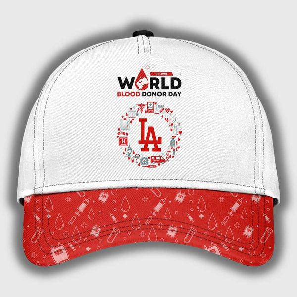 Dodgers World Blood Donor Day 2025 Hat
