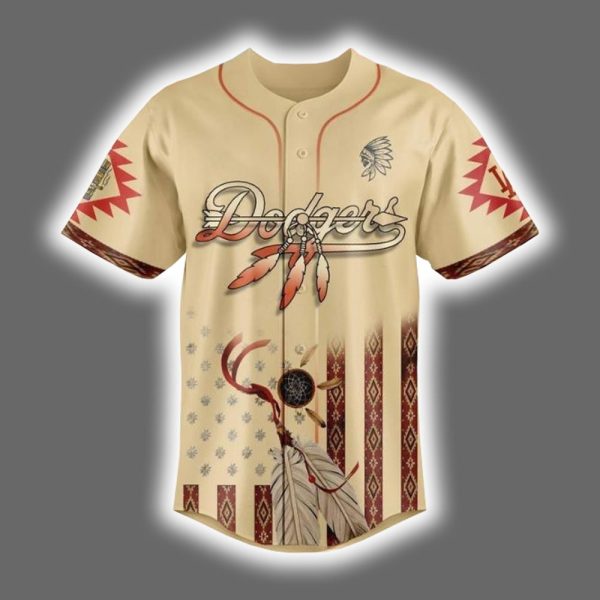 Dodgers x Native American Jersey 2025 2
