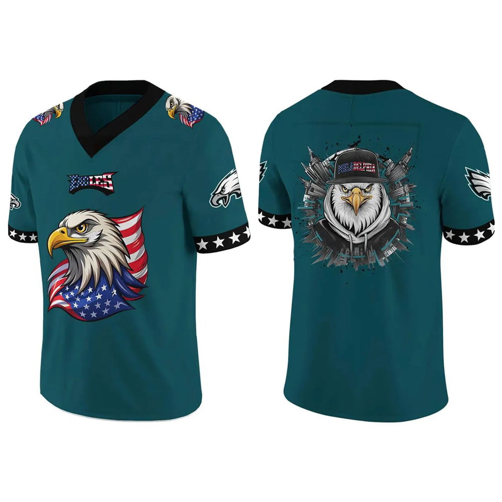 Eagles 2025 Independence Day Football Jersey Eagles 2025 Independence Day Football Jersey