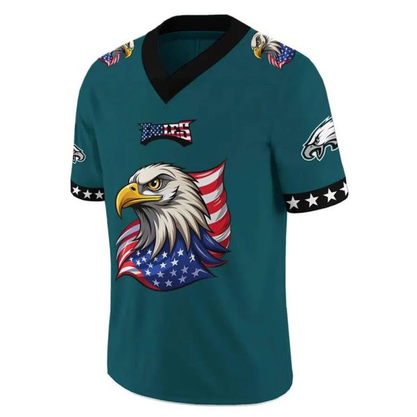 Eagles 2025 Independence Day Football Jersey 2