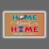 Eagles x Phillies Home Sweet Home Personalized Doormat 1