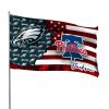 Eagles x Phillies Personalized Flag