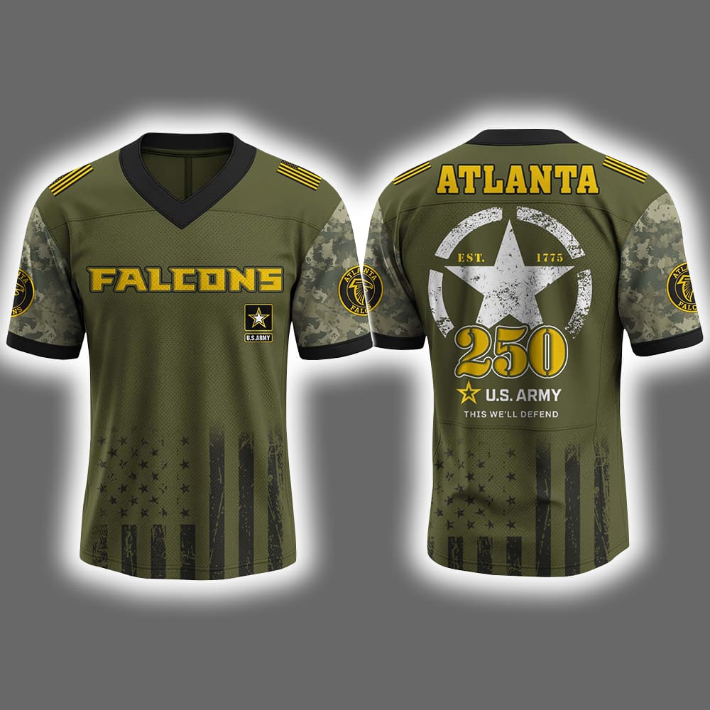 Falcons US ARMY 250th Birthday Celebration 2025 Jersey Falcons US ARMY 250th Birthday Celebration 2025 Jersey